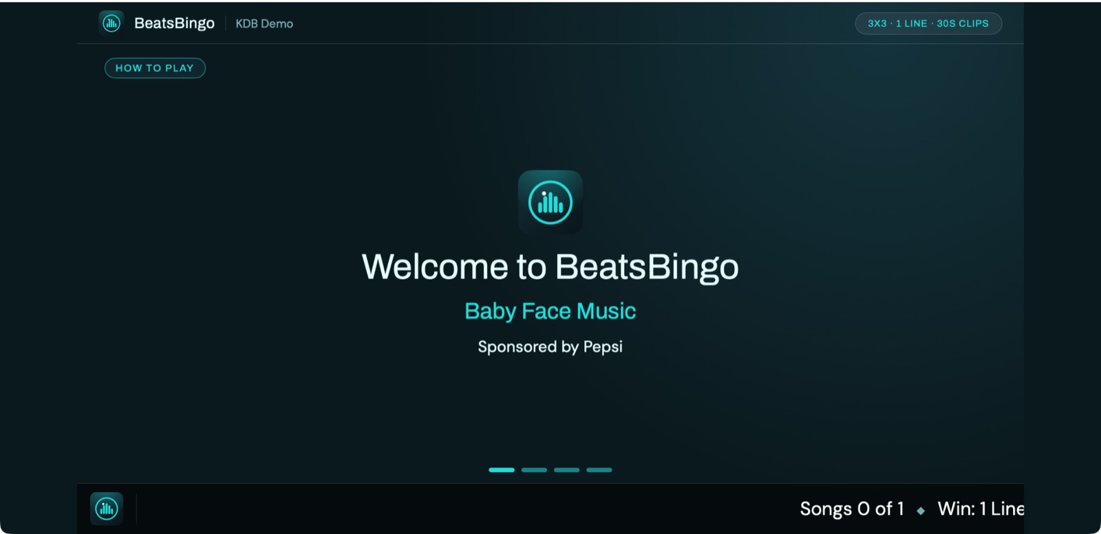 BeatsBingo on the big screen